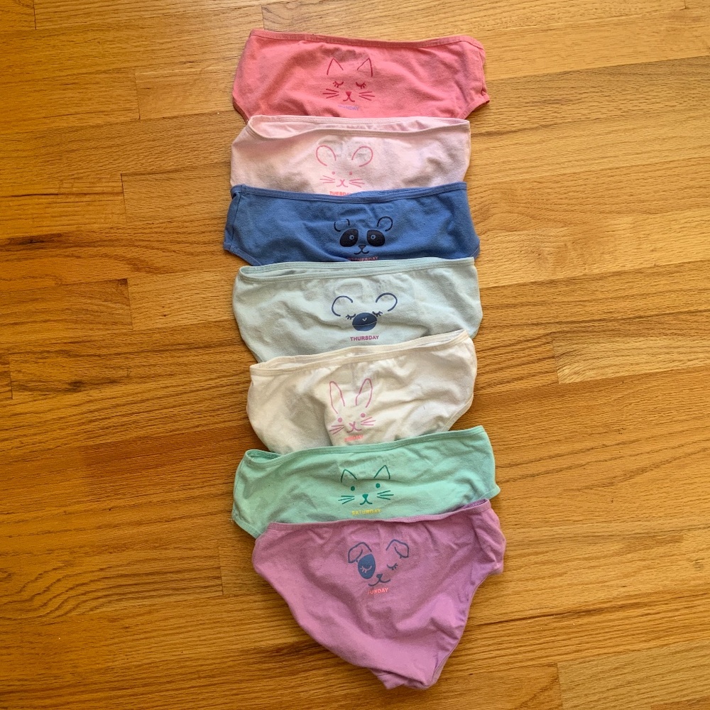 GAP Days of the Week Underwear Girls Large